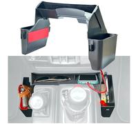 JVMA Bandeja de engranajes mejorada para Jeep Wrangler JL JLU 2018-2023 y Gladiator JT 2020-2023, organizador de palanca de cambios, Wrangler, accesorios de gladiador, montaje de 3 piezas (no para