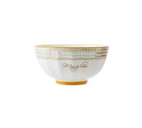 JVNALwnkv Vintage Rice Bowls ,Ceramic Tableware Rice BowlChinese household simple, fresh and lovely underglaze ceramic exquisite rice bowl -8-inch bowl(6 inch bowl)