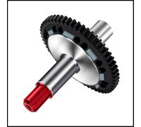 JVRWSC Compatible con ARRMA Mega 3S 4S para BLX RC Coche Radiocontrol Piezas Actualización Acero Pesado Deber 57T Slipper Set 0.8MOD RC Coche Piezas(Red)