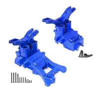 JVRWSC Compatible con ARRMA para Granite para SENTON Accesorios De Actualización para Coche RC 1/8 1/10, Carcasa De Caja De Cambios Delantera Y Trasera De Metal. RC Coche Piezas(Blue)