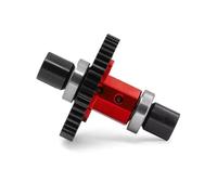 JVRWSC Compatible con TRAXXAS 4WD SLEDG 1/8 RC Car Upgrade Reemplazo Accesorios 46T Spur Gear Ensamblado Diferencial Central Rojo RC Coche Piezas