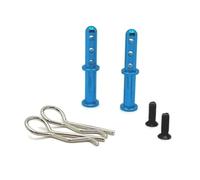 JVRWSC RC Coche Piezas para Wltoys 144001 144010 144016 124016 124017 124018 124019 para RIaarIo 1/12 1/14 RC Coche Cuerpo De Metal Montaje Poste Shell Columna Piezas De Mejora(Blue)