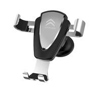JVTMMY Soporte Móvil Coche para Citroen C5/C6/C4L/C3-XR/C4/Elysee, Soporte para Teléfono de Coche Rotación de 360°, Porta Movil Estable y Robusto, Suporte Telefono Carro Ajustable,B Silver