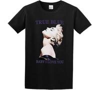 JVXZCNUYW True Blue Baby I Love You O Neck Men T Shirt Men's