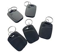 JW - 5 llaveros RFID de doble frecuencia de 125 kHz y 13,56 MHz, todo en uno, llavero compuesto UID Rewrita para copiar/clonar llaves/tarjetas (negro)