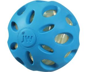JW - Crackle Heads - Pelota Original para Cachorros y Perros Pequeños - Ideal para Estimular la Complicidad Perro/Dueño Juegos de Relación con Objetos - Dimensión 5 x 5 x 5 cm