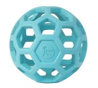 JW - HOL-EE Roller - Pelota para Perros - Juguete de Persecución para Perros - Estimulación Mental y Ocupación - Tamaño Pequeño - Diámetro 7,5 cm - Color Azul