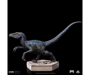 Jw Icons Velociraptor Blue Statua Statua Iron Studios