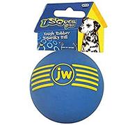 JW Isqueak Ball - Pelota de Juguete Mediana de Goma Gruesa para Perros, Talla M, Multicolor, (36680)