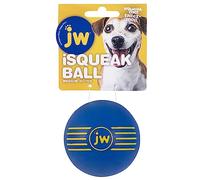 JW JW43031 Juguete Isqueak Ball Madium, Pelota De Goma Gruesa para Perros, M