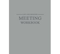 JW Meeting Workbook, Life and Ministry: JW Notebook 8,5x11 for the Life and Ministry Meeting of Jehovahs Witnesses | Make Notes of the Gems you find | Bible Study Gift
