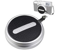 JW Negro Moderno (piel de napa con Japonesas daitac Pegatinas Lens Cap Keeper con String