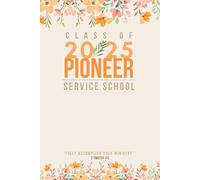 JW Pioneer Service School Notebook: Take Notes Easily and Keep them as True Spiritual Treasures | Fully Accomplish Your Ministry