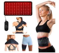 JWAY Cinturón de terapia de luz roja | Terapia de luz roja de 660 nm y terapia de luz infrarroja cercana de 850 nm para cuerpo | Relaja y masajea los músculos | Alivio del dolor e inflamación | Mejora