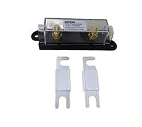 JWDAWN 1 portafusibles ANL + 2 piezas de repuesto 80 V Siba 9005805 de cerámica atornillado ANL fusible 25A 35A 40A 50A 63A 70A 80A 100A 125A 150A 200A 225A 250A 300A 350A 400A para carrito de golf,