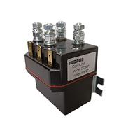 JWDAWN Monoblock SPDT - Contactor de cabrestantes DC66 de 12 voltios, 80 amperios, interruptor de relé solenoide de repuesto Albright DC66P 12V 80A para grúas montadas en vehículo, contactor de marcha