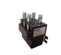 JWDAWN Monoblock SPDT - Contactor de cabrestantes DC66 de 24 voltios y 80 amperios, interruptor de relé solenoide de repuesto Albright DC66P 24V 80A para grúas montadas en vehículo, contactor de