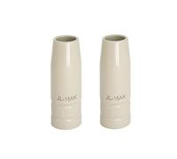 JWFBDB 1/2/5 uds, boquilla de revestimiento MB-15AK 14AK, boquillas Gas sin aire europeas antiadherentes, cubierta protectora for máquina(2PCS)