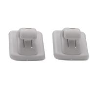 JWFBDB 2 piezas compatibles for Peugeot 107, 307, 307CC, 307SW, 206 y 306 for Citroën C1, DS3 C5. Clips de sujeción for visera interior, soporte gancho