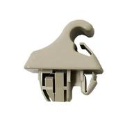 JWFBDB 2 piezas for soporte for visera solar beige o gris apto for Pajero V90 MR779704 Clip for panel for Montero V70 Gancho for Pinin H60 H70 V60 V80(2 beige)