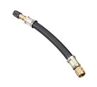 JWFBDB Adaptador de compresor aire for manguera goma flexible, extensor válvula neumático for bicicletas, motocicletas, remolques y vehículos pasajeros(150mm)