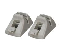 JWFBDB Clip de retención for visera solar gris YS4Z5404132AAA (1 o 2 unidades), compatible for Ford Focus 2000, 2001, 2002, 2003 y 2004 (YS4Z-5404132-AAA)(2 Pieces)