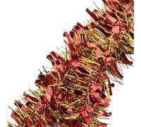 JWFBDB Guirnalda de Cinta oropel Metalizada 2 m (2 Unidades) for decoración navideña, Envolver el árbol Navidad, Adornos for Año Nuevo y Fiestas cumpleaños(A101 2M 1pcs,1pc)