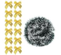 JWFBDB Guirnalda de Cintas bastón Navidad 10/2 m, decoración vísperas, Adornos Barra, Guirnalda, Cocina for árbol, for Fiestas Bodas(Style E,6M(3 PCS))