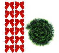 JWFBDB Guirnalda de Cintas bastón Navidad 10/2 m, decoración vísperas, Adornos Barra, Guirnalda, Cocina for árbol, for Fiestas Bodas(Style A,10M(5 PCS))