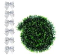 JWFBDB Guirnalda de Cintas bastón navideño 2 m, decoración vísperas, Adornos Barra, Guirnalda, for árbol Navidad, Cocina, for Fiestas Bodas(Style-F)