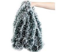 JWFBDB Guirnalda de Cintas oropel navideñas, Corona caña Verde, Adornos Colgantes for árbol Navidad, Decoraciones for Bodas, Fiestas y el hogar(Style D Style C no b,30pcs(60M))