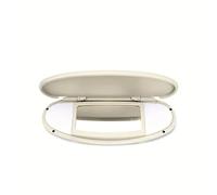 JWFBDB Parasol delantero for coche BMW Mini R50 R55 R56, espejo de maquillaje, cubierta plástico, 2007-2014, 51167361833(Beige)