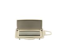 JWFBDB Parasol for coche for espejo de maquillaje integrado, compatible for Mercedes Benz GL ML GLE GLS ABCES W166 W292 W176 W246 W222 W205 W213(Light Beige Left)