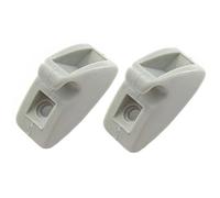 JWFBDB Soporte for Clip for gancho for parasol, negro, gris Beige, apto for VW Golf GTI 1 2 MK1 MK2 Polo Vento Jetta Passat B2 B3 B4, 191857559, uds