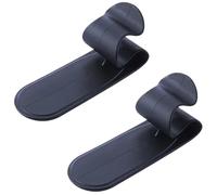 JWFBDB Soporte Multifuncional for Paraguas de Coche, fijación for Maletero, Gancho sujeción, Soporte Montaje, Accesorios Interiores for automóvil(Black 2 PCS)