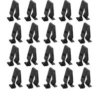 JWFDBDB 10/20 piezas Clips for sujeción for Metal for forro for tira for puerta for coche aptos for VW AUDI A4 A6 6 for for retenedor for trasera for maletero for 4B0867276A(20PCS Black)