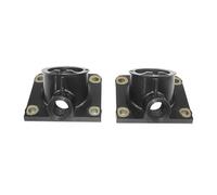 JWFDBDB Adaptador for interfaz for tubo for colector for admisión for carburador, 2 uds., compatible for Yamaha Banshee YFZ350 YFZ 350 88-06 RD350 RD 350LC 83-89 RZ350 84-85