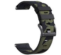 JWFDBDB Correa de nailon 20 mm y 22 compatible for Garmin Vivoactive 4, 5, 6, Venu 3, 2, Forerunner 265, 255, 245 570 Active Vivomove Trend(Camouflage,20mm)