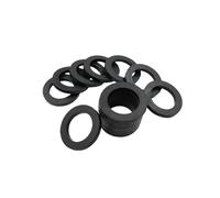 JWFDBDB Junta plana for goma H1mm H2.5mm H3mm junta for sellado for arandela tórica Caucho for nitrilo caucho fluorado for silicona(ID6xOD12xH1-180pcs)