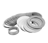 JWFDBDB M20 M22 M25 M26 M28 DIN988 SUS304 Arandelas for ajuste for acero inoxidable Juntas planas for arandela plana ultrafinas(15Pcs M22x32x0.5)