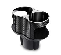 JWFDBDB Portavasos 2 en 1 for Coche, Adaptador expansor for portavasos, Taza Interior for, Organizador multifunción Extensible, Accesorios for Almacenamiento(Silver)