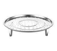 JWFDBDB Rejilla for acero inoxidable resistente for ollas, plato vaporizador for alimentos for múltiples orificios for verduras, huevos, pescado, bollos, Compatible for sartén