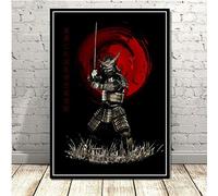 JWJQTLD Impresión En Lienzo，Póster E Impresiones Japonés Japón Samurai Bushido Artista Moderno Cuadro sobre Lienzo para Pared para Sala De Estar Decoración del Hogar