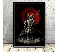 JWJQTLD Impresión En Lienzo，Póster E Impresiones Japonés Japón Samurai Bushido Artista Moderno Cuadro sobre Lienzo para Pared para Sala De Estar Decoración del Hogar