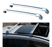 JWJVG Baca de Coche para Lexus NX300 All Yeras,Vehículos Bacas Portaequipajes para Barras de Techo de Coche Rieles De Techo, B/Silver