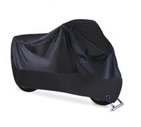 JWJVG Cubierta de Motocicleta para BMW F 850 GS,Impermeable Funda Moto UV Protectora con Orificios de Bloqueo,A/Black