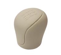 JWJVG Funda Palanca Cambio de Marchas para Dacia Sandero III Hatchback 2021 2022 2023 2024 2025, Silicona Suave Cubierta de Perilla de Cambio de Coche Accesorios Interiore,A/Beige