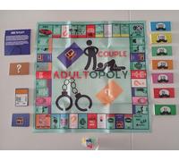 JWKLYZH Adultopoly Board Game, Juego De Mesa para Parejas De Adultos, Noche de Juegos Romántica para Parejas Adultas, Juegos de Mesa para Parejas,Pequeños Juegos de Amor para Calentar Las Relaciones