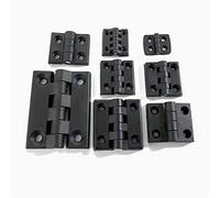 JWLINRKS Bisagras 10 unids/Set bisagra a Tope de plástico de Nailon de Color Negro for Muebles de Caja de Madera herrajes for gabinetes eléctricos