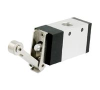 JWLINRKS Válvula mecánica neumática de Aire solenoide Tipo Rodillo de 1/4 "PT 3/2 vías